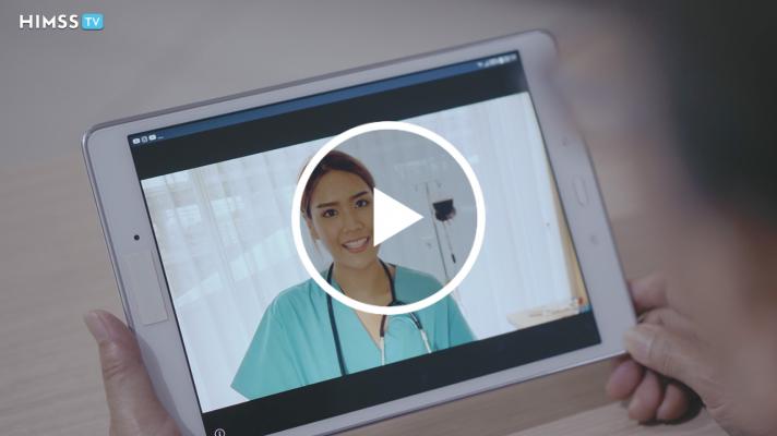 Medical video call on tablet