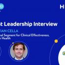 Lisa Rice-Duek (HIMSS) and Christian Cella (Wolters Kluwer Health)